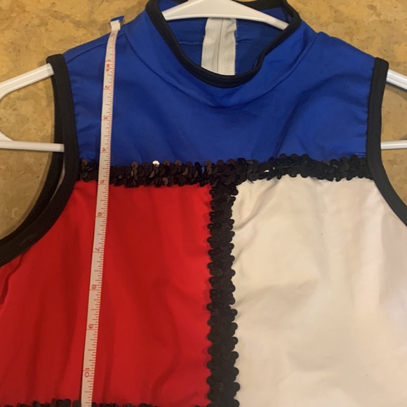 Weissman Color Block Dance costume, size large child - Picture 9 of 11